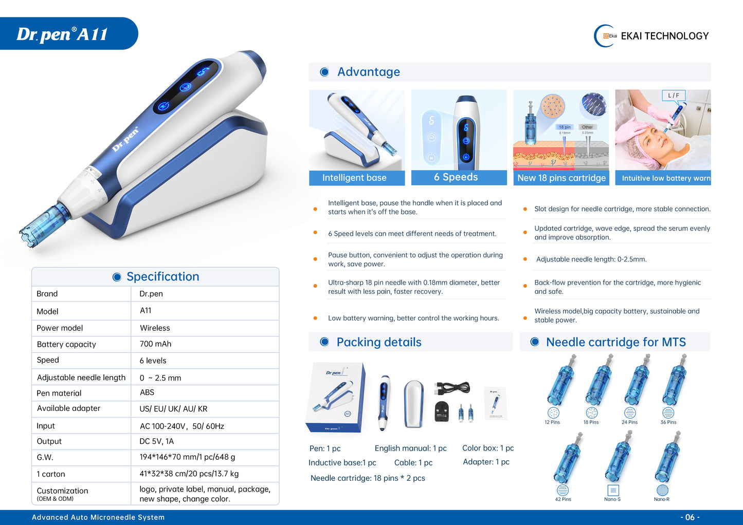 Dr. Pen A11 Microneedling Pen