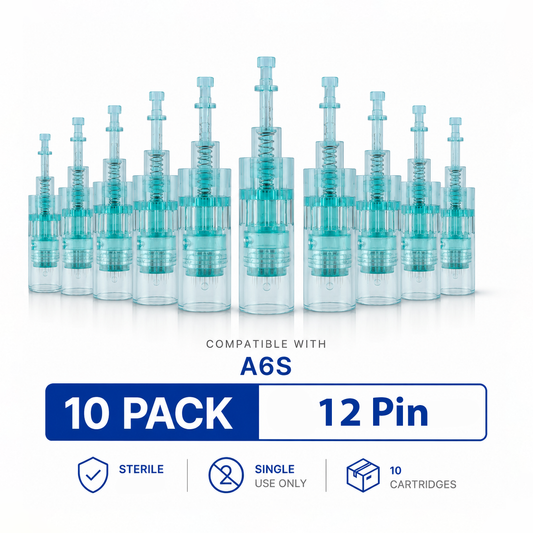 Dr. Pen A6S Cartridges 12 Pin - 10 Pack