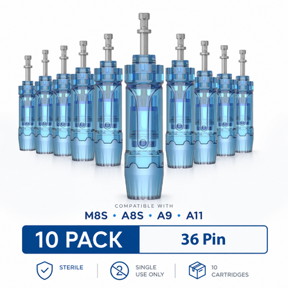 Dr. Pen M8S Cartridges 36 Pin  - 10 Pack