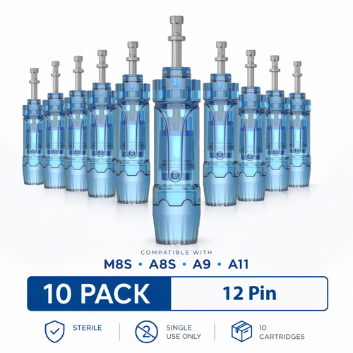 Dr. Pen M8S Cartridges 12 Pin  - 10 Pack