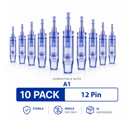 Dr. Pen A1 Cartridges 12 Pin - 10 Pack