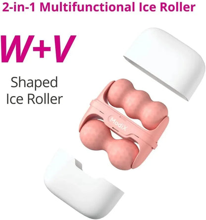 Travel Pink Ice Roller - Skin Care Tools Set