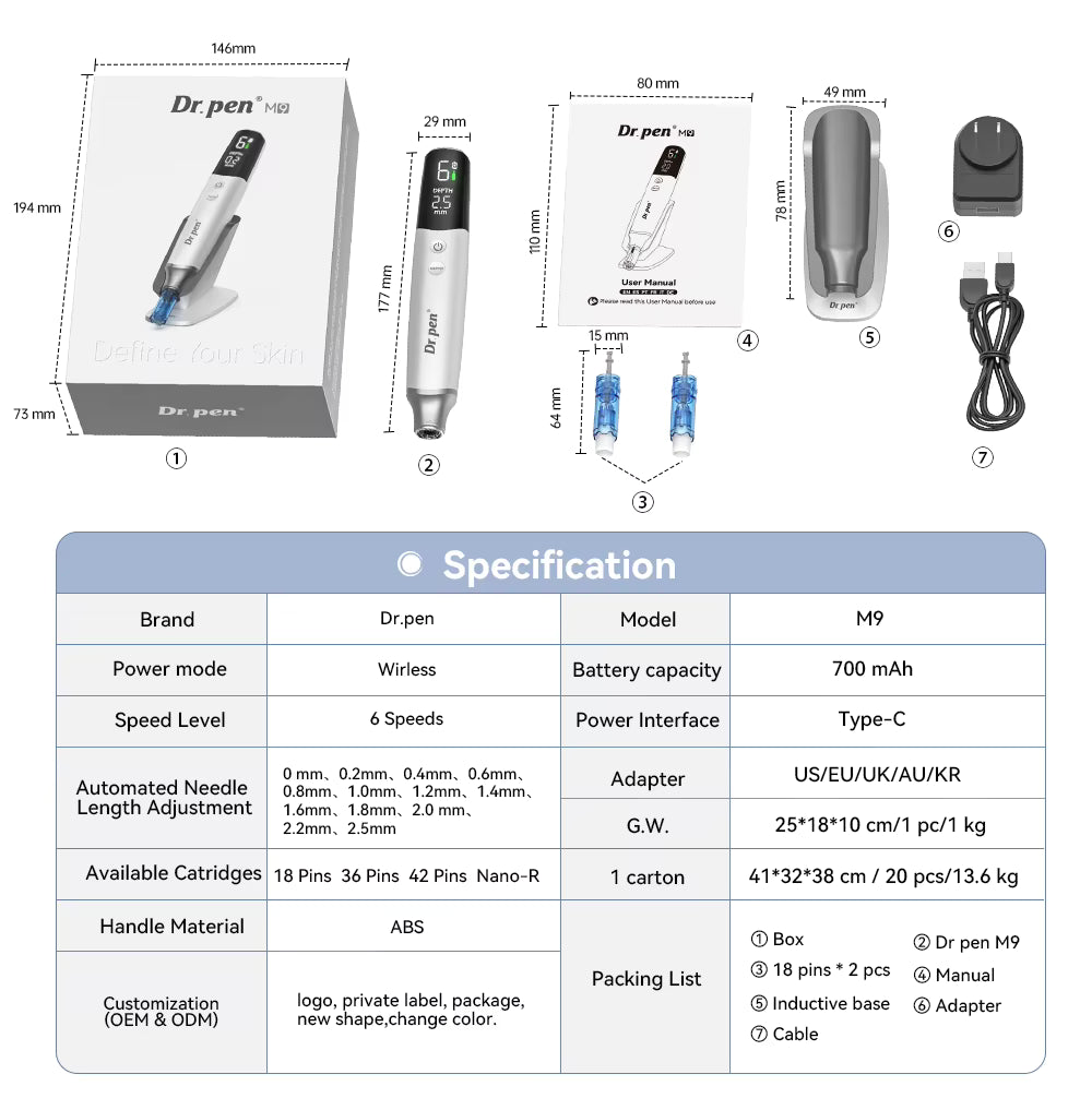Dr. Pen M9 Microneedling Pen