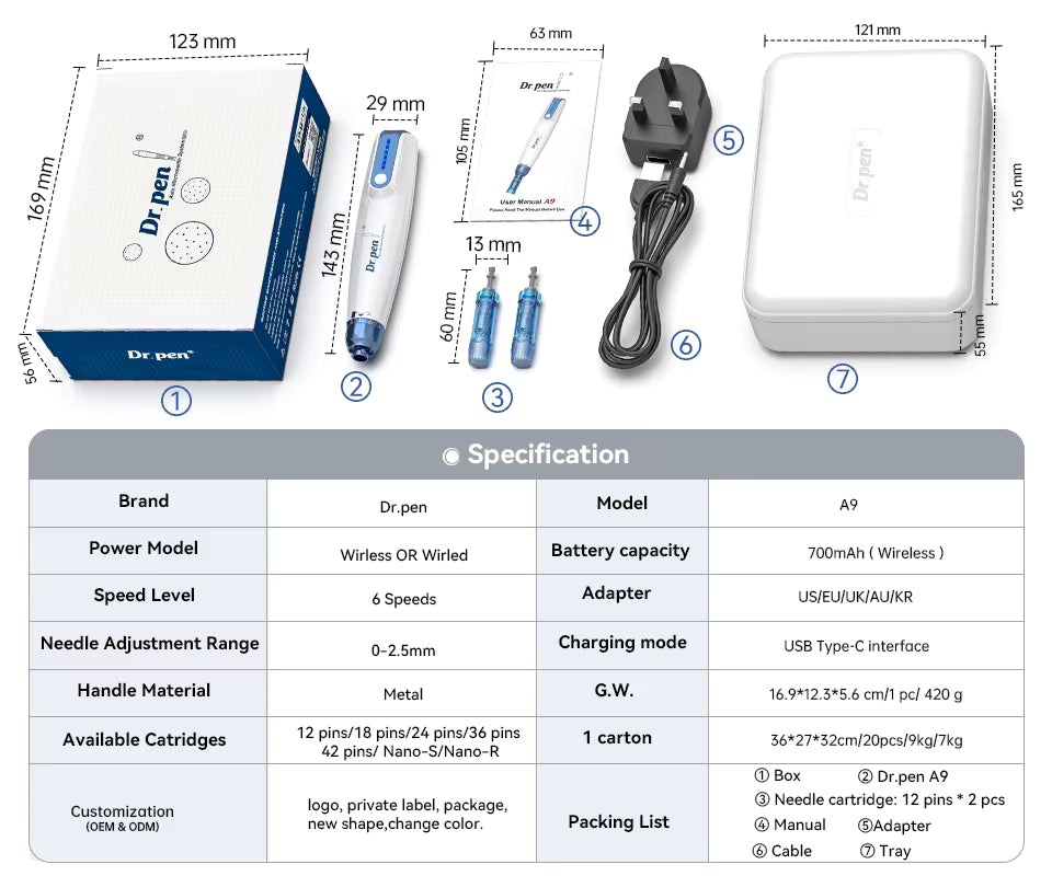 Dr. Pen A9 Microneedling Pen