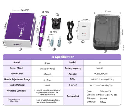 Dr. Pen X5 Microneedling Pen