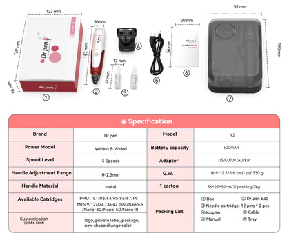 Dr. Pen N2 Microneedling Pen