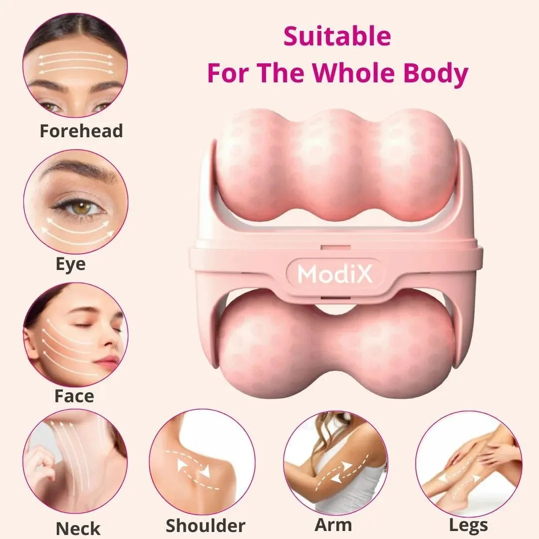 Travel Pink Ice Roller - Skin Care Tools Set