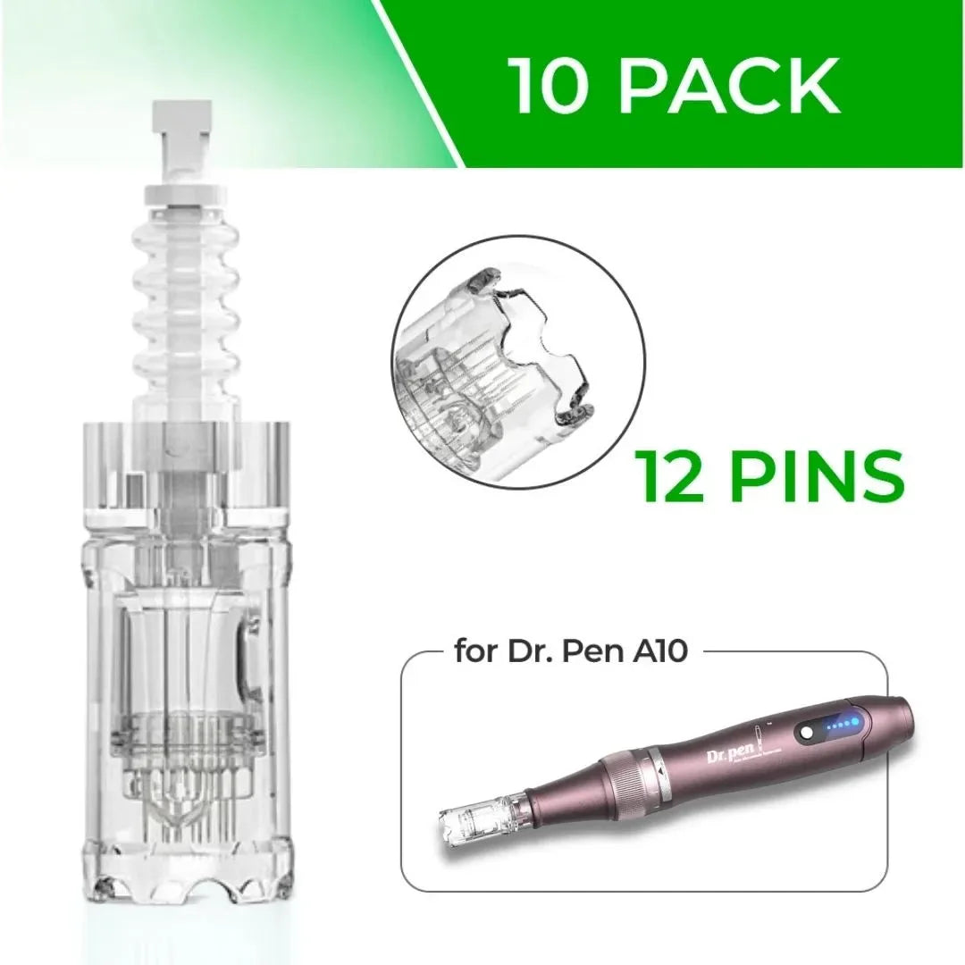Dr. Pen A10 Cartridges 12 Pin - 10 Pack