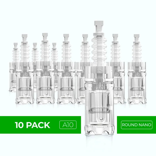 Dr. Pen A10 Cartridges Round Nano Pin Type - 10 Pack