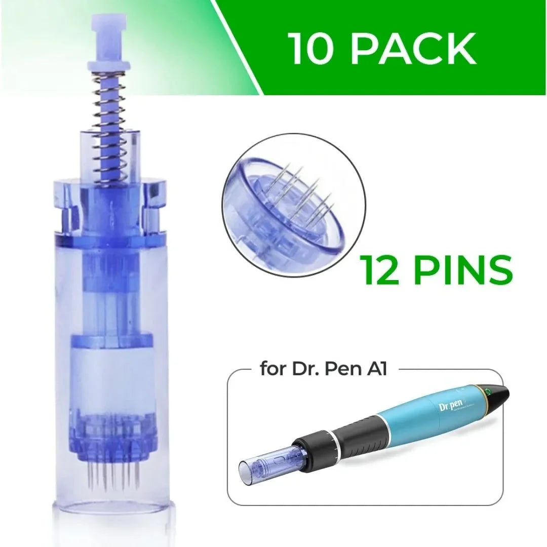 Dr. Pen A1 Cartridges 12 Pin - 10 Pack