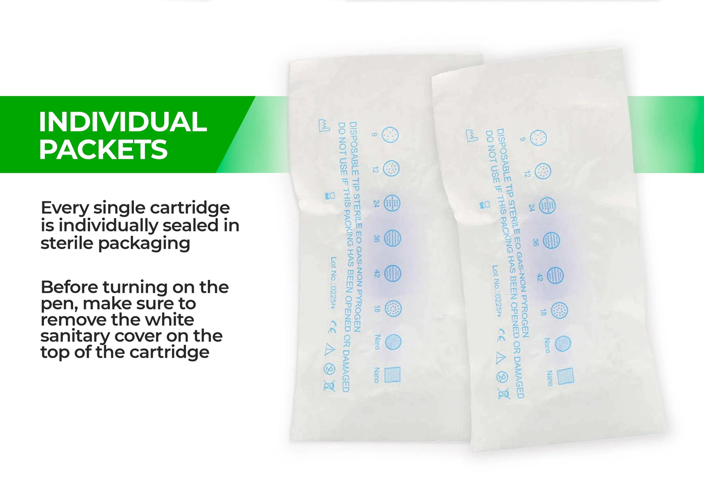 Dr. Pen A1 Cartridges 24 Pin - 10 Pack
