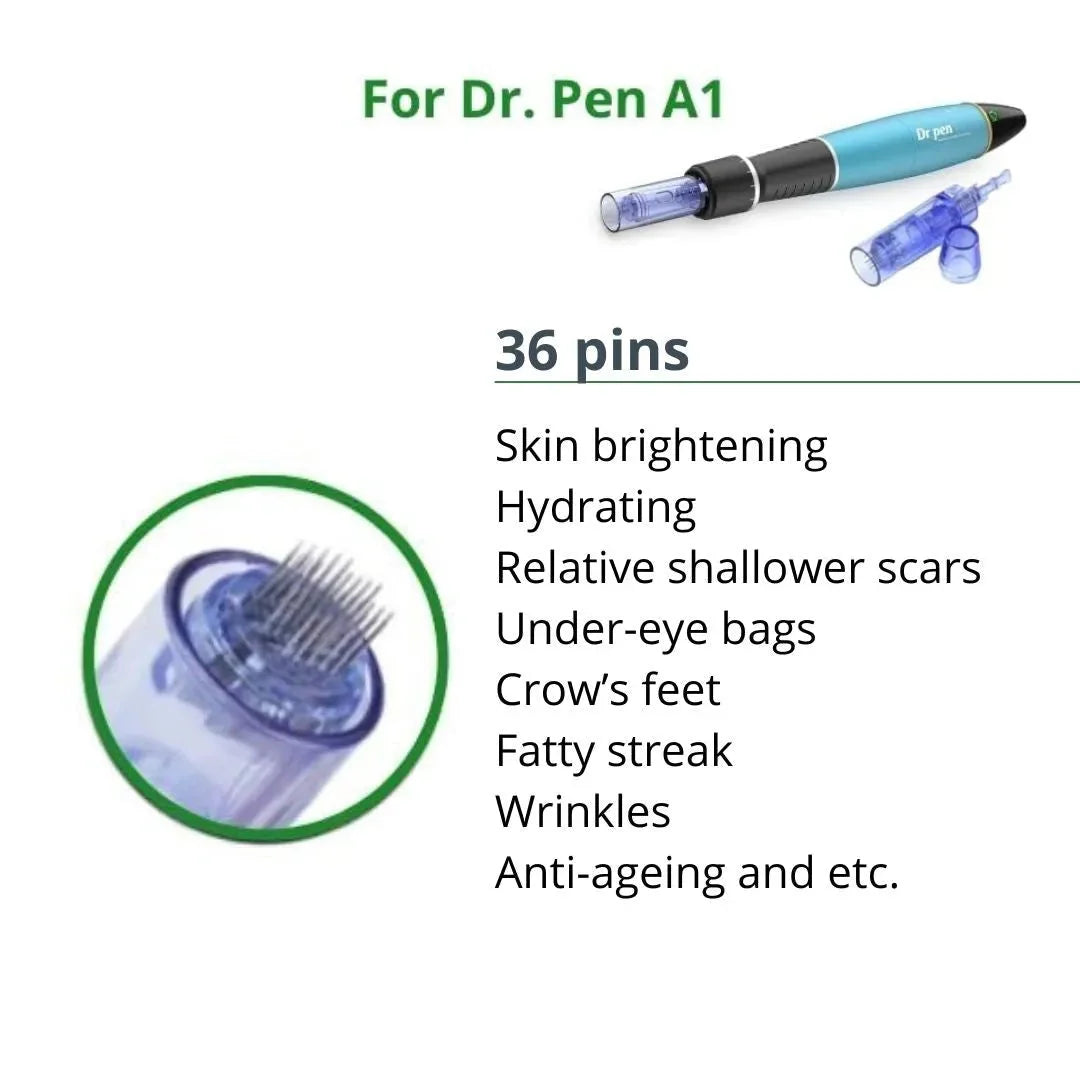 Dr. Pen A1 Cartridges 24 Pin - 10 Pack