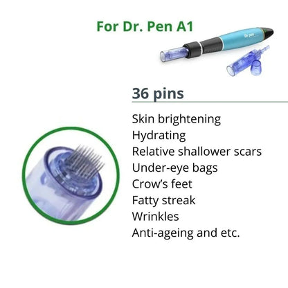 Dr. Pen A1 Cartridges 24 Pin - 10 Pack