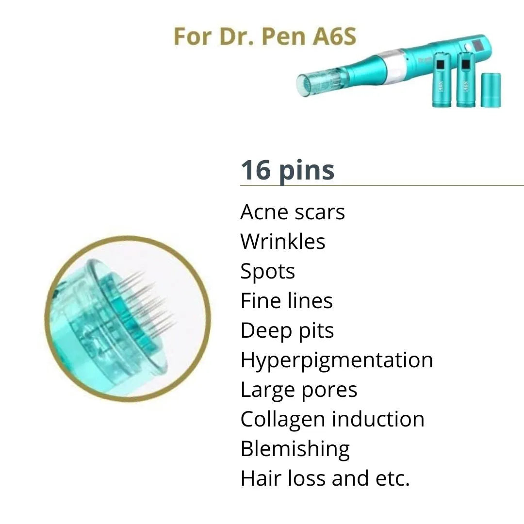 Dr. Pen A6S Cartridges 9 Pin - 10 Pack