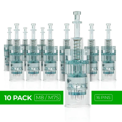 Dr. Pen M8 Cartridges Square Nano Pin Type - 10 Pack