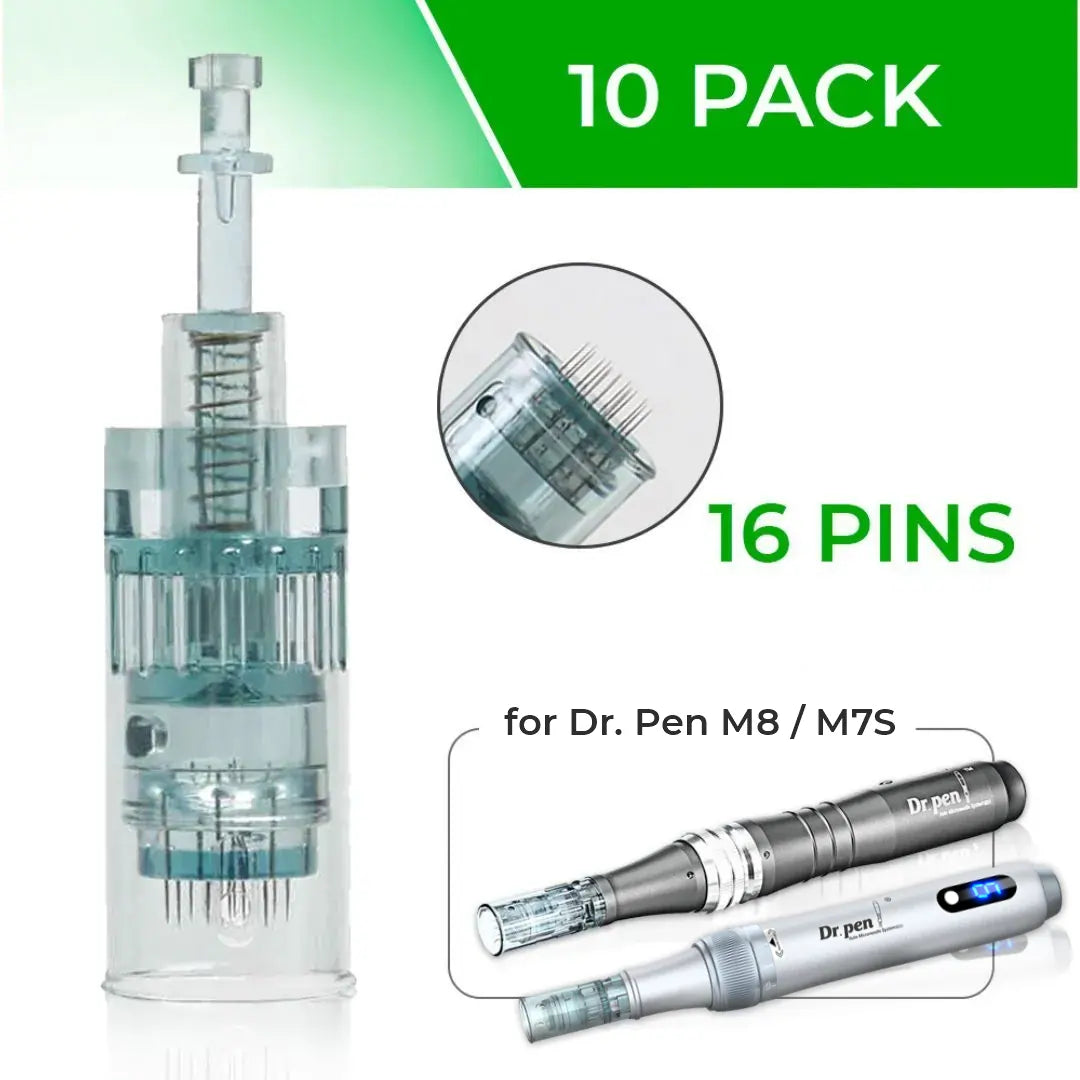 Dr. Pen M8 Cartridges Round Nano Pin Type - 10 Pack