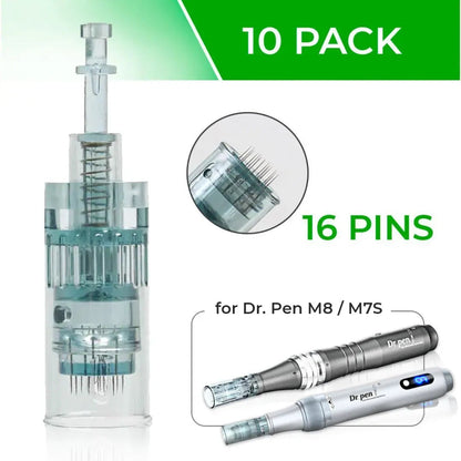 Dr. Pen M8 Cartridges Round Nano Pin Type - 10 Pack