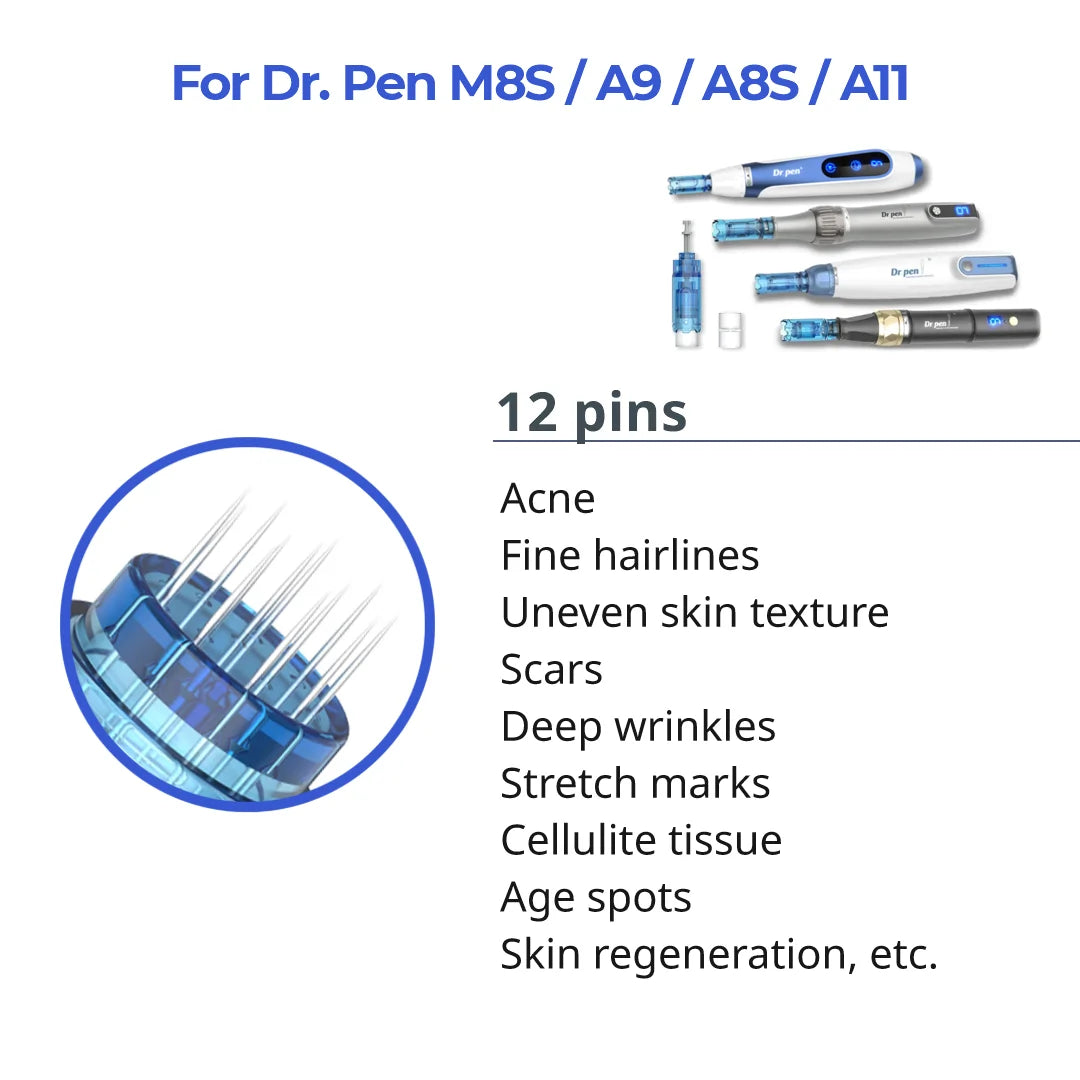 Dr. Pen M8S Cartridges 42 Pin  - 10 Pack