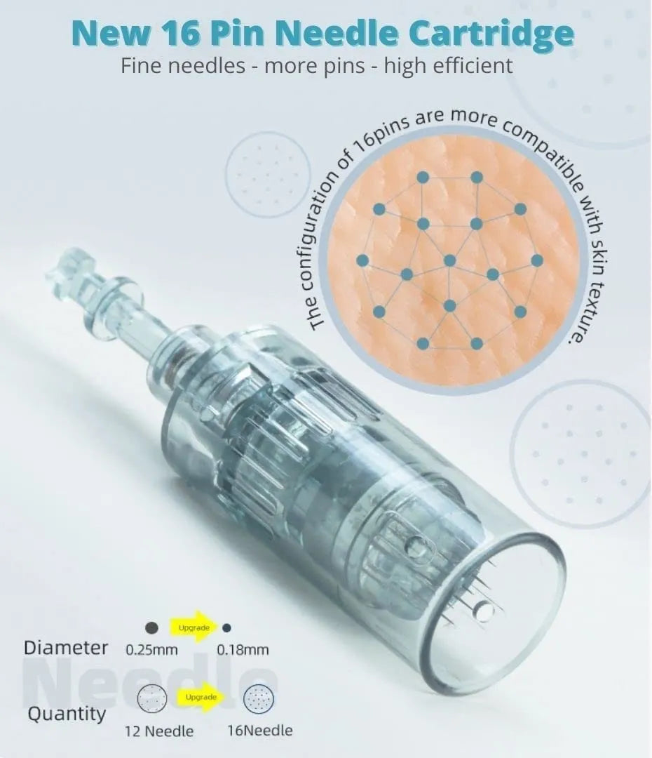 Dr. Pen M8 Cartridges Round Nano Pin Type - 10 Pack